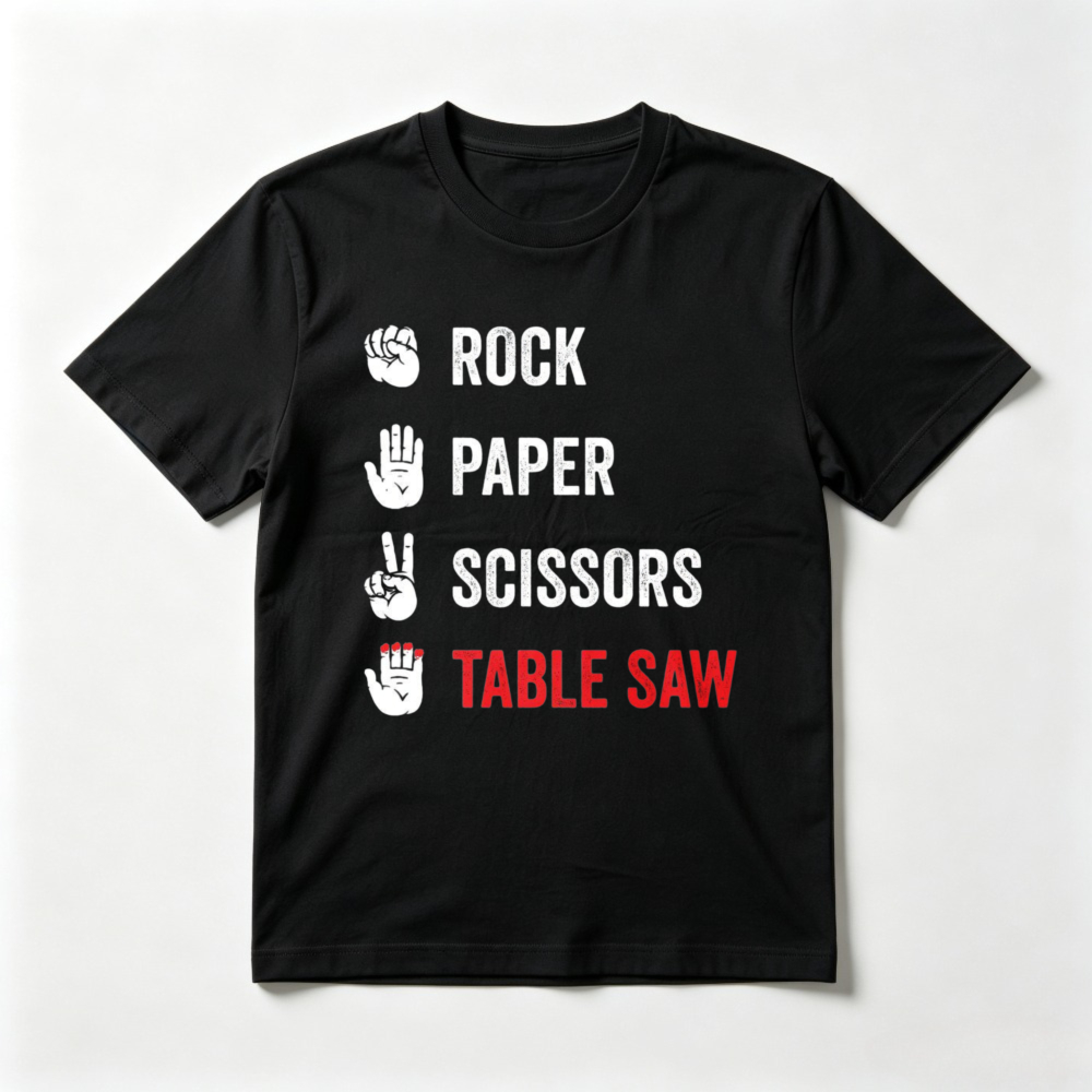 Rock Paper Scissors Table Saw  - огляд і ціна Woodworking Jokes