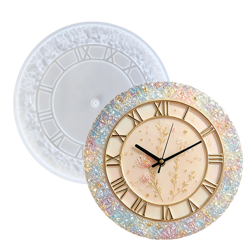 Diamond Faceted Clock Silicone - огляд і ціна Woodworking Resin