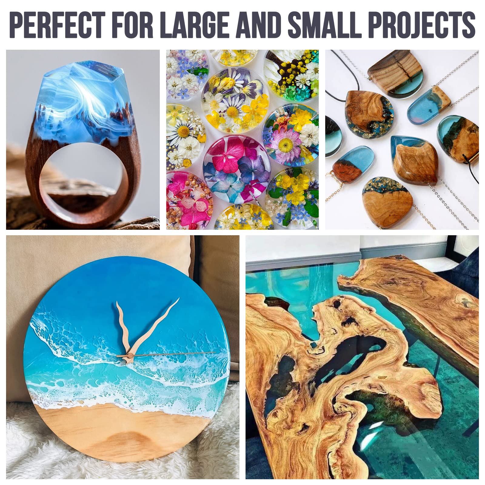Epoxy Resin Kits Set, Art Kit  - огляд і ціна Woodworking Resin