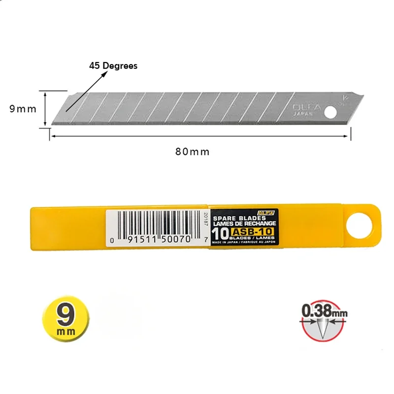 OLFA ASB-10 9mm Spare Blades 1 - огляд і ціна Woodworking Wallpaper